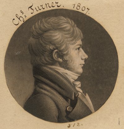 Charles Turner by Charles Balthazar Julien Févret de Saint-Mémin