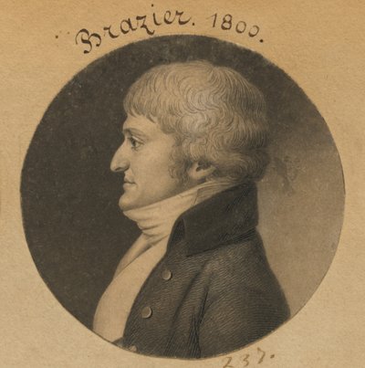 Claude Amable Brasier by Charles Balthazar Julien Févret de Saint-Mémin