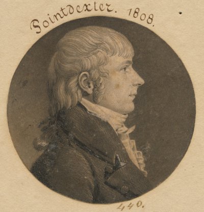 George Poindexter by Charles Balthazar Julien Févret de Saint-Mémin