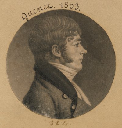 Guenet by Charles Balthazar Julien Févret de Saint-Mémin