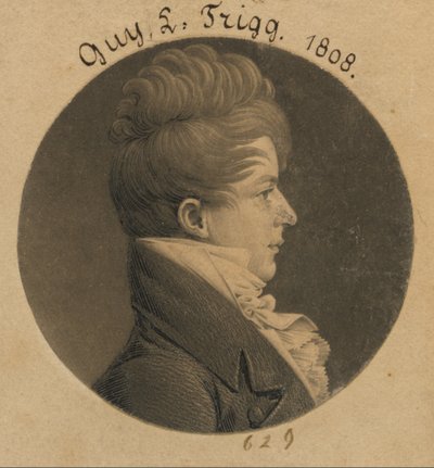 Guy L. Trigg by Charles Balthazar Julien Févret de Saint-Mémin