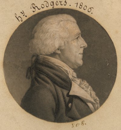 Henry Rogers by Charles Balthazar Julien Févret de Saint-Mémin