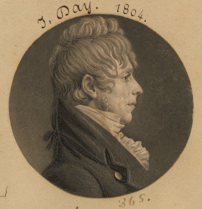 J. Day by Charles Balthazar Julien Févret de Saint-Mémin
