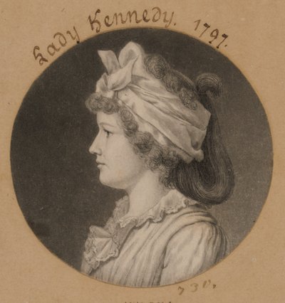 Jane Macomb Kennedy by Charles Balthazar Julien Févret de Saint-Mémin