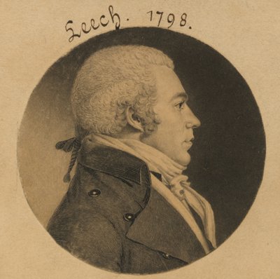 Leech by Charles Balthazar Julien Févret de Saint-Mémin