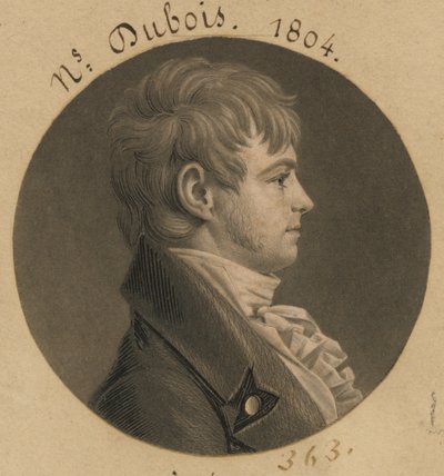 Nicholas DuBois by Charles Balthazar Julien Févret de Saint-Mémin