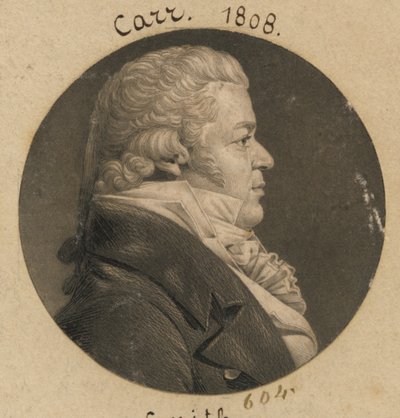 Peter Carr by Charles Balthazar Julien Févret de Saint-Mémin