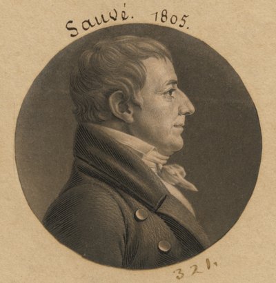 Pierré Sauve by Charles Balthazar Julien Févret de Saint-Mémin