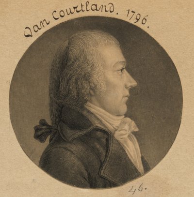 Pierre Van Cortlandt by Charles Balthazar Julien Févret de Saint-Mémin