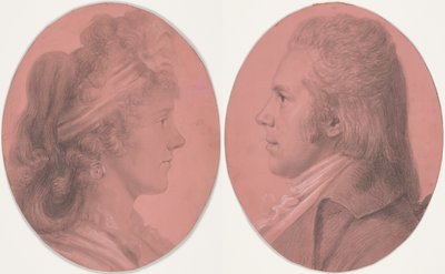 Portraits of Georges Arnold Fitzwilliam and Eleanor Ramsay Fitzwilliam; a Pair by Charles Balthazar Julien Févret de Saint-Mémin