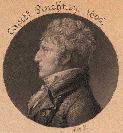 Possibly Charles Pinckney or Dr. George Wilson by Charles Balthazar Julien Févret de Saint-Mémin
