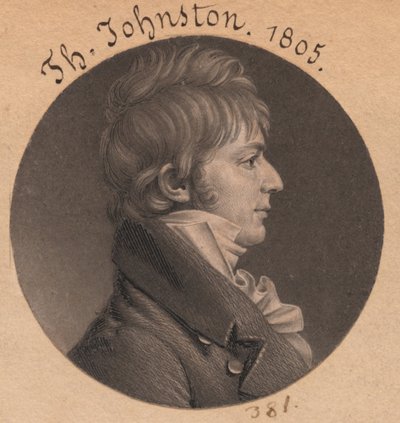 Possibly George Way by Charles Balthazar Julien Févret de Saint-Mémin
