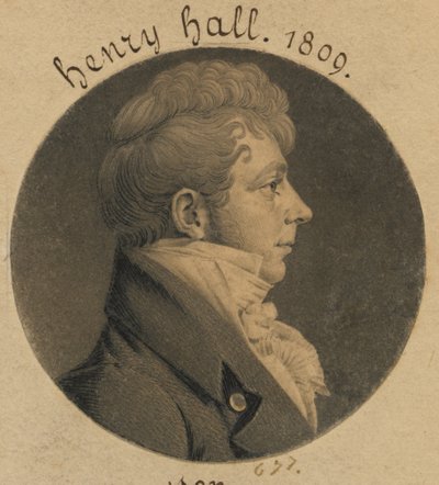 Possibly Henry Hall or Sutton Hall by Charles Balthazar Julien Févret de Saint-Mémin