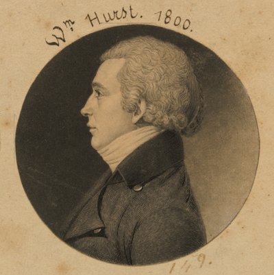 Possibly Jonathan Harvey Hurst by Charles Balthazar Julien Févret de Saint-Mémin