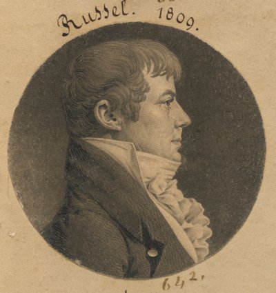 Possibly Nathaniel Russell or J. Dawson by Charles Balthazar Julien Févret de Saint-Mémin