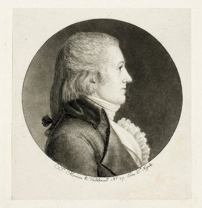 Profile Portrait, Blake by Charles Balthazar Julien Févret de Saint-Mémin