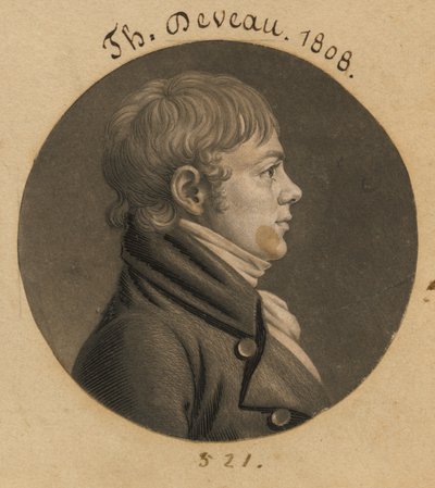 Robert Mills by Charles Balthazar Julien Févret de Saint-Mémin