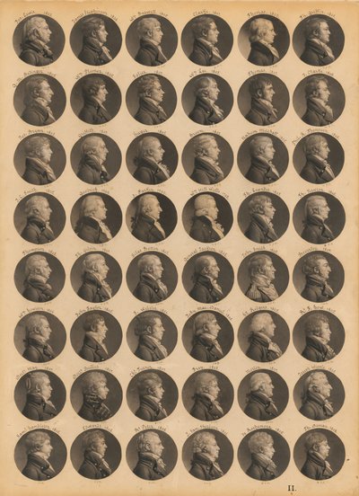 Saint-Mémin folio 11 by Charles Balthazar Julien Févret de Saint-Mémin