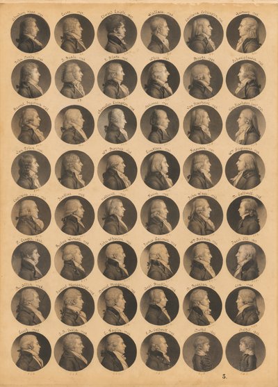 Saint-Mémin folio 3 by Charles Balthazar Julien Févret de Saint-Mémin