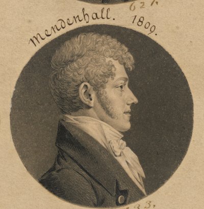 Thomas Mendenhall, Jr. by Charles Balthazar Julien Févret de Saint-Mémin
