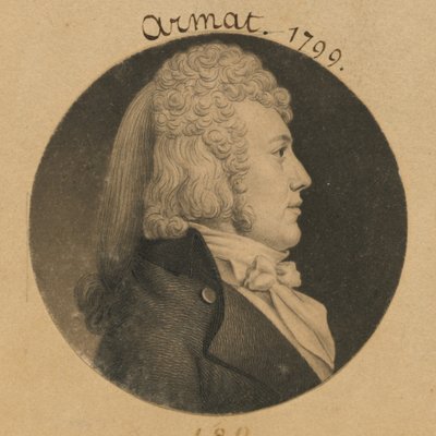 Thomas Wright Armat by Charles Balthazar Julien Févret de Saint-Mémin