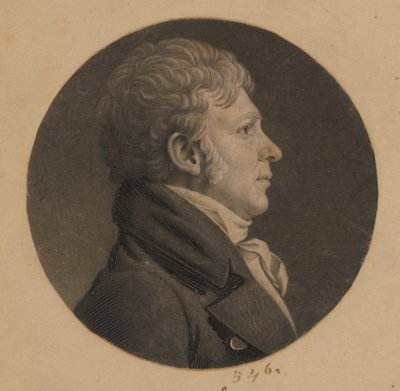 Unidentified Man by Charles Balthazar Julien Févret de Saint-Mémin