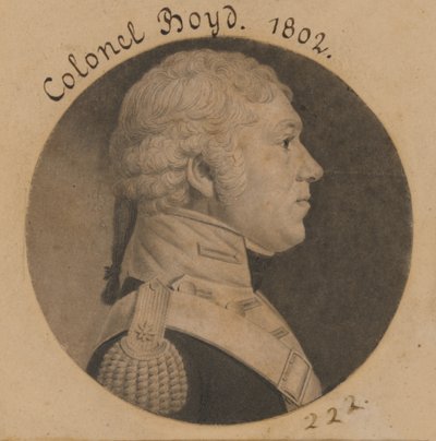 William Boyd by Charles Balthazar Julien Févret de Saint-Mémin