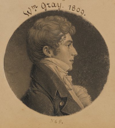 William Gray by Charles Balthazar Julien Févret de Saint-Mémin