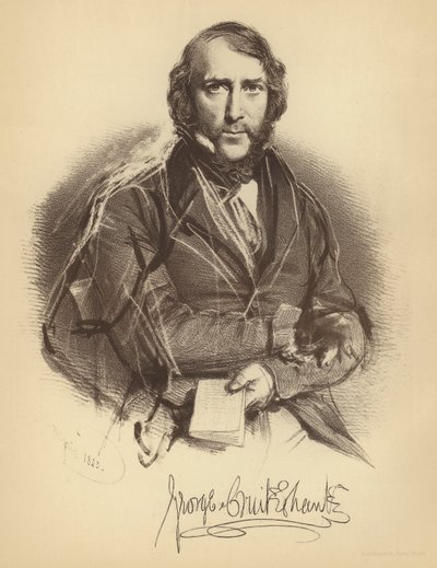 George Cruikshank by Charles Baugniet