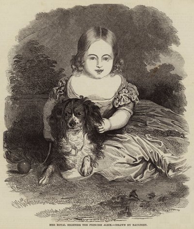 Her Royal Highness the Princess Alice by Charles Baugniet
