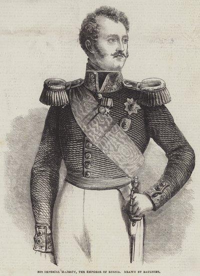 His Imperial Majesty, the Emperor of Russia by Charles Baugniet