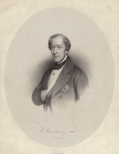 William George Spencer Cavendish, 6th Duke of Devonshire by Charles Baugniet