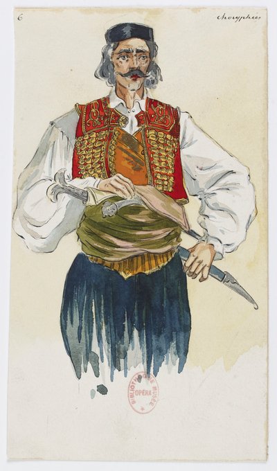 Holmès - The Black Mountain - Costume Designs by Charles Bianchini - 06. Coryphées by Charles Bianchini