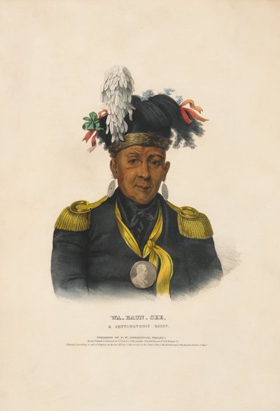 Wa-baun-see - A Pottawatomie Chief by Charles Bird King