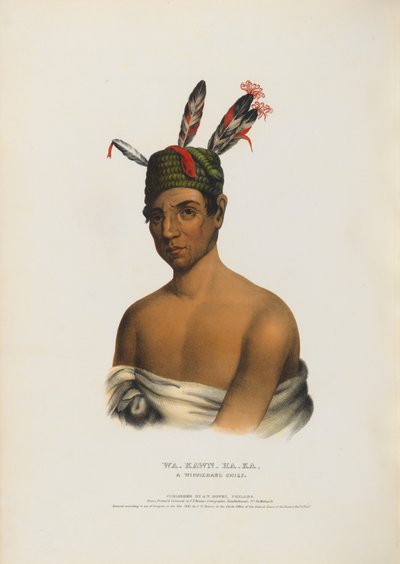 Wa-kawn-ha-ka - A Winnebago Chief by Charles Bird King