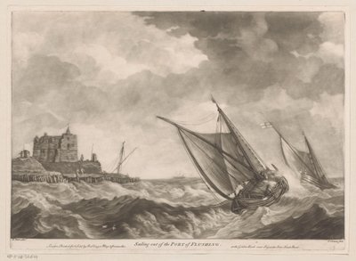 Sailboats Departing from the Port of Vlissingen by Charles Corbutt