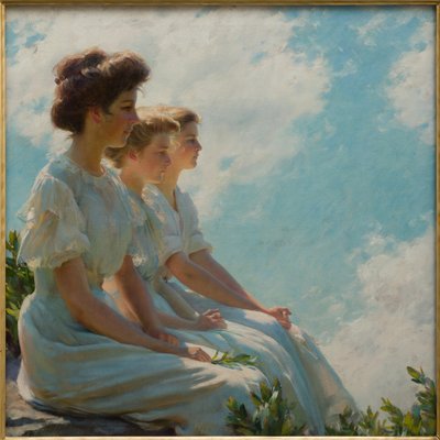 On the Heights by Charles Courtney Curran