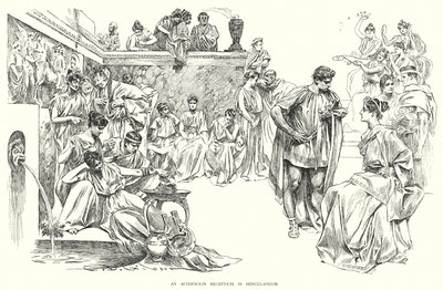 An Afternoon Reception in Herculaneum by Charles Dana Gibson