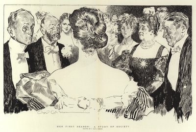 Her First Season, a Study of Society by Charles Dana Gibson