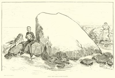 Illustration for The Social Ladder by Charles Dana Gibson