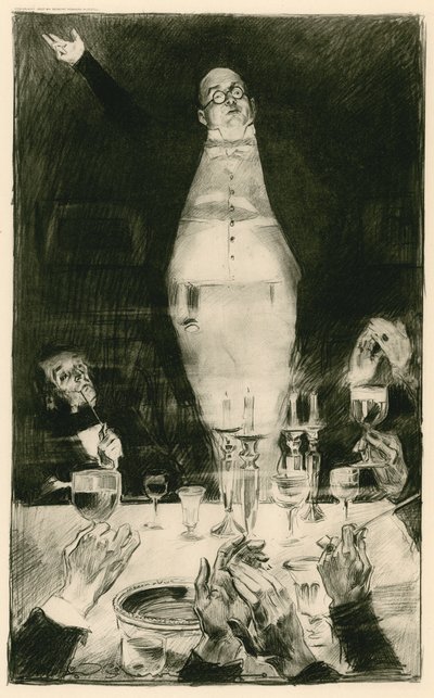 Mr Pickwick Delivering His Famous Oration by Charles Dana Gibson