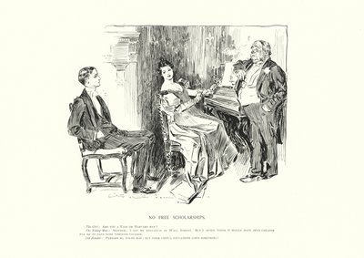 No Free Scholarships by Charles Dana Gibson