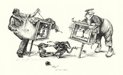 The Rival Operas by Charles Dana Gibson
