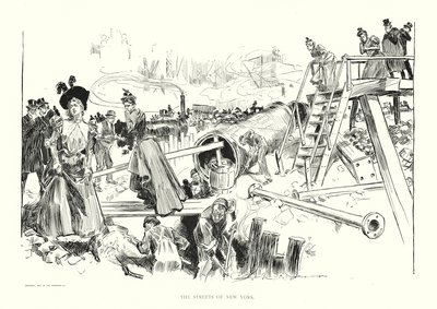 The Streets of New York by Charles Dana Gibson