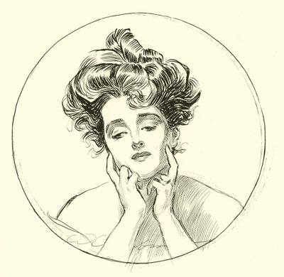 The Beautiful Widow by Charles Dana Gibson
