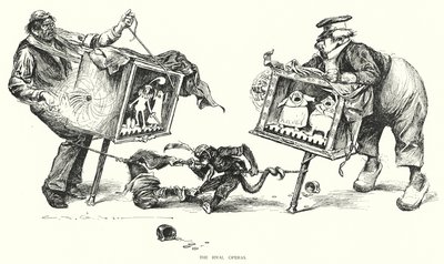 The Rival Operas by Charles Dana Gibson