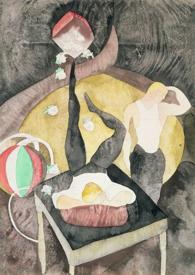 Two Acrobat Jugglers by Charles Demuth