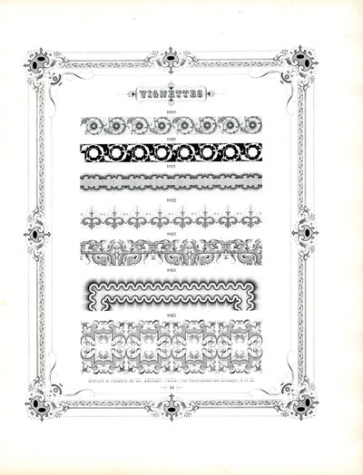 Elegant Ornamental Patterns for Luxury Printing by Charles Derriey