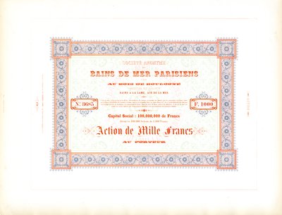 Stock Certificate 