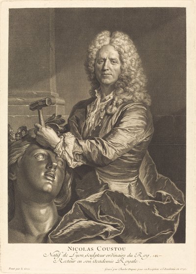 Nicolas Coustou by Charles Dupuis